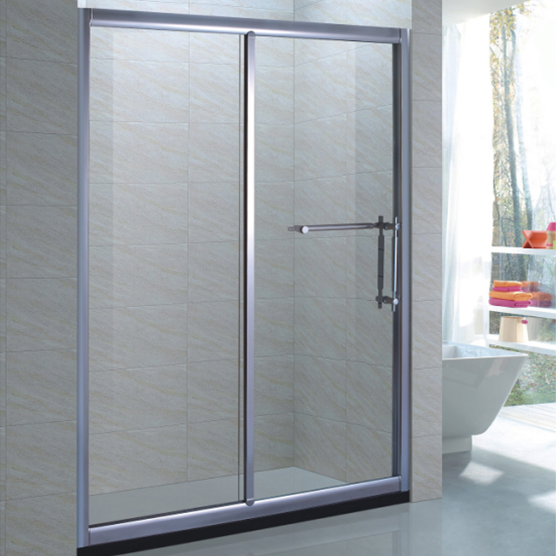 Sliding Glass Shower Enclosure with Fixed Panel XB-9062
