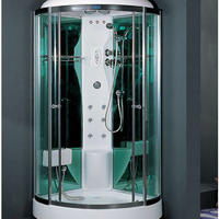 coated glass steam room with feet massage ZB105