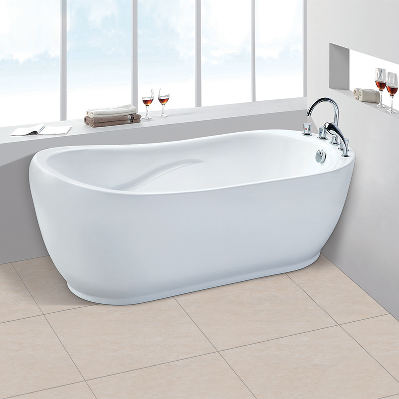 Wholesale promotional products freestanding massage sitting acrylic corner bathtub AC-152