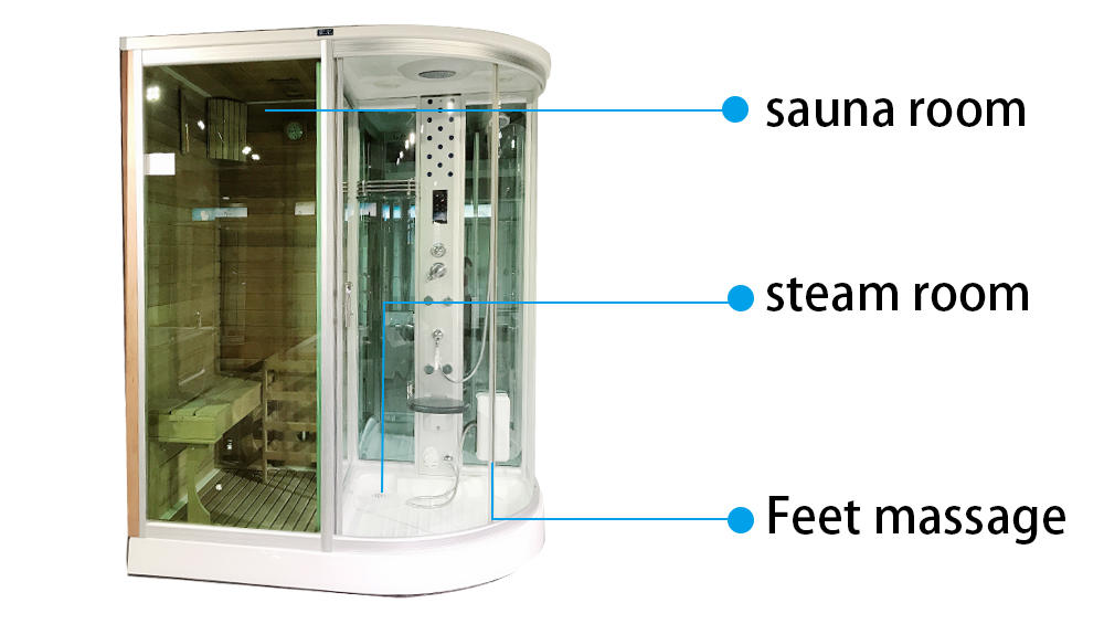 Xavier -Home Infrared Sauna Steam Room With Sauna House Gs1117-rl